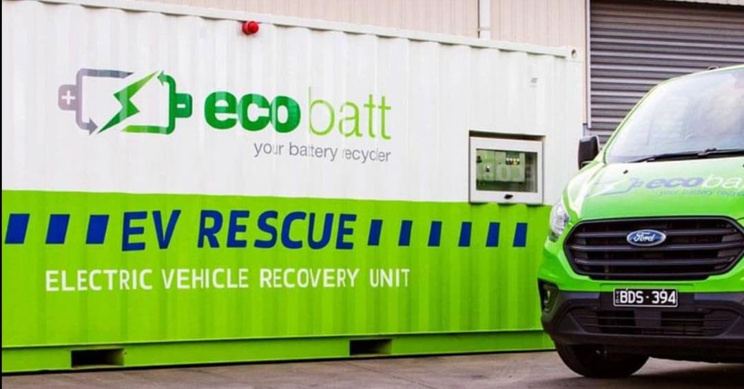 ecobatt recycler EV recovery unit ecobatt recycler EV recovery unit