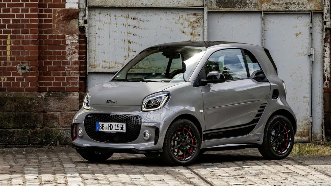 Smart fortwo grey front Smart fortwo grey front
