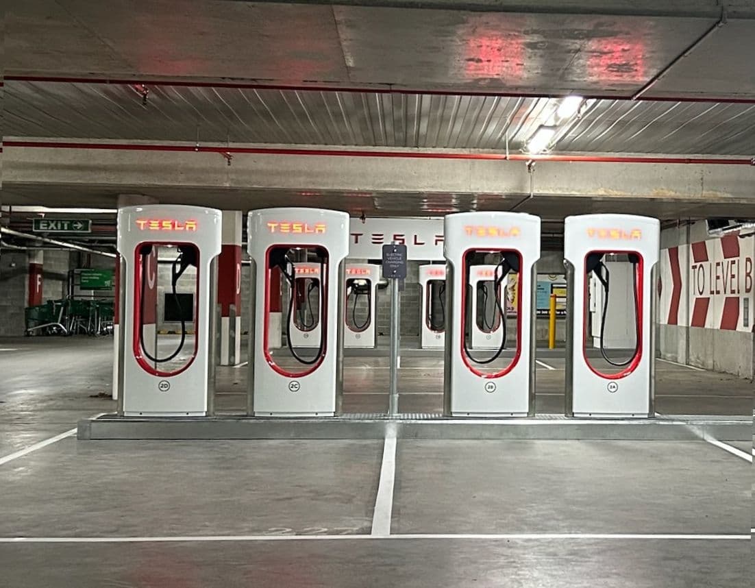 Tesla Supercharger: Abbotsford VIC Tesla Supercharger: Abbotsford VIC
