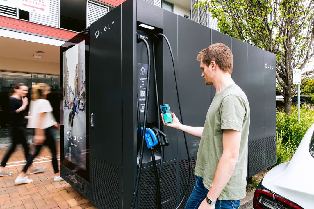 Jolt streetside charging station