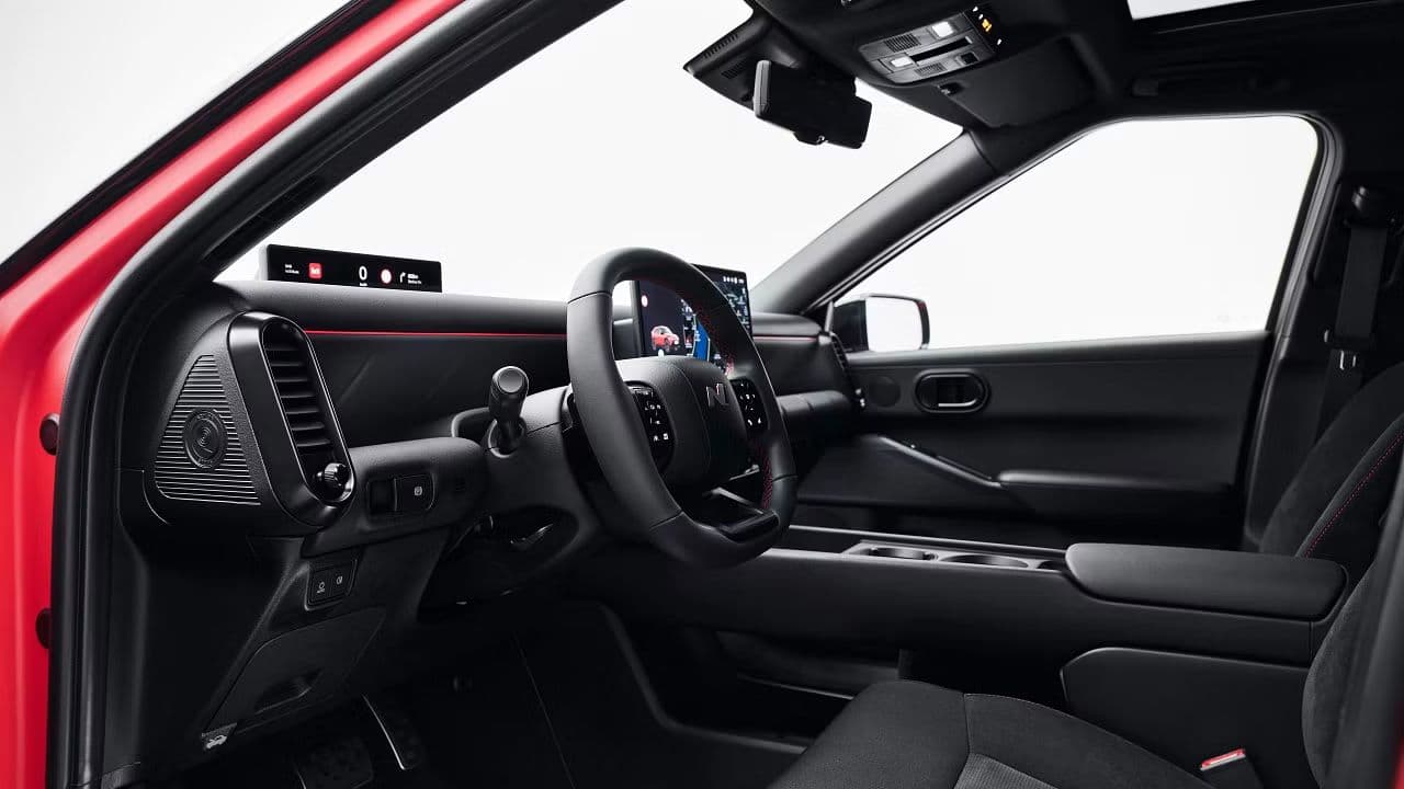 2027 Hyundai Ioniq 3 interior with Pleos Connect infotainment system 2027 Hyundai Ioniq 3 interior with Pleos Connect infotainment system