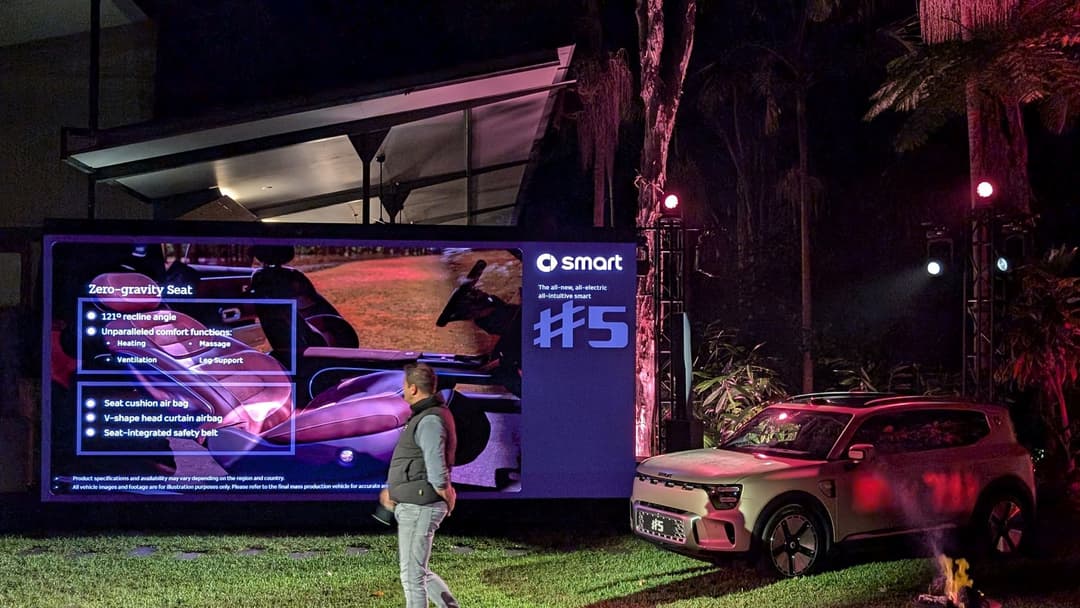 Smart #5 global launch at Byron Bay Australia Smart #5 global launch at Byron Bay Australia