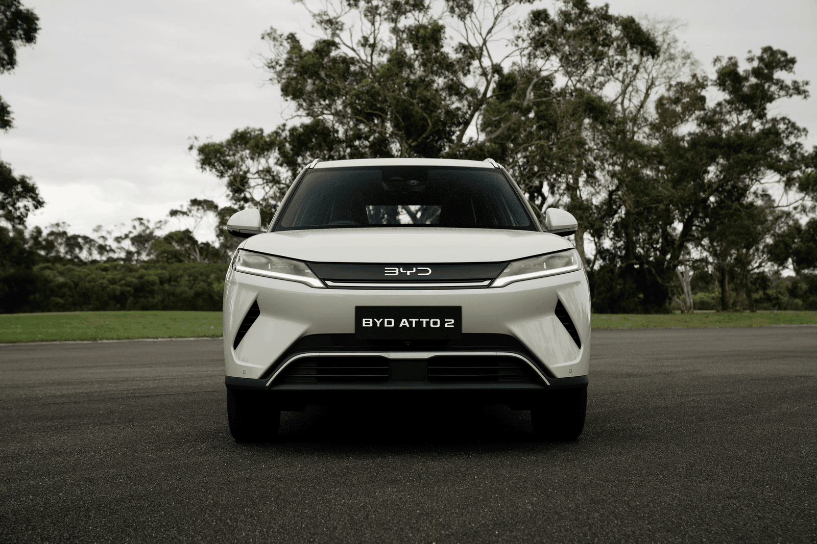 BYD Atto 2 side profile showing compact SUV design BYD Atto 2 side profile showing compact SUV design