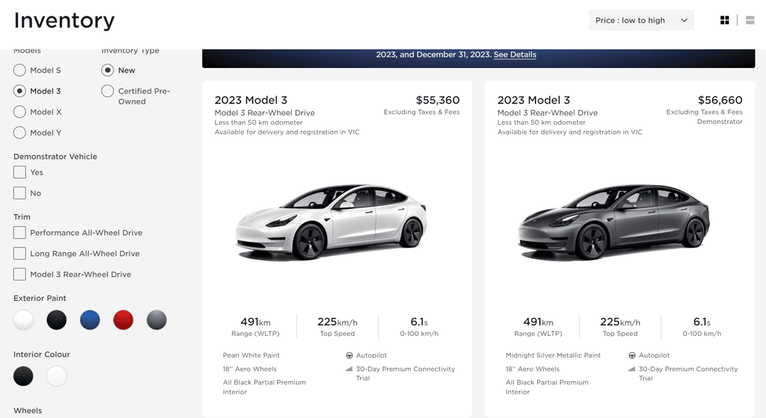Tesla Model 3 wait times, Tesla existing inventory Tesla Model 3 wait times, Tesla existing inventory