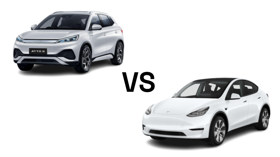 BYD Atto 3 vs Tesla Model Y