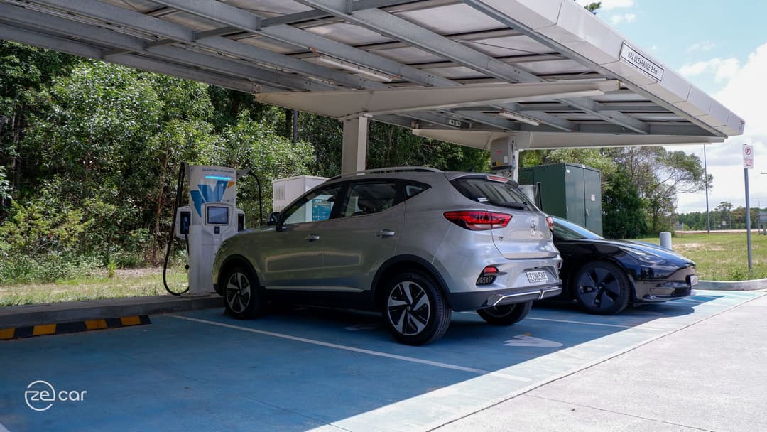 MG ZS EV charging