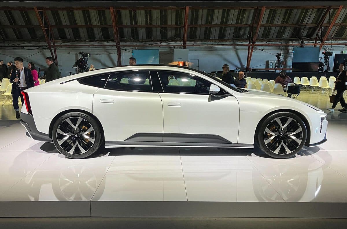 Polestar 5 side view Polestar 5 side view
