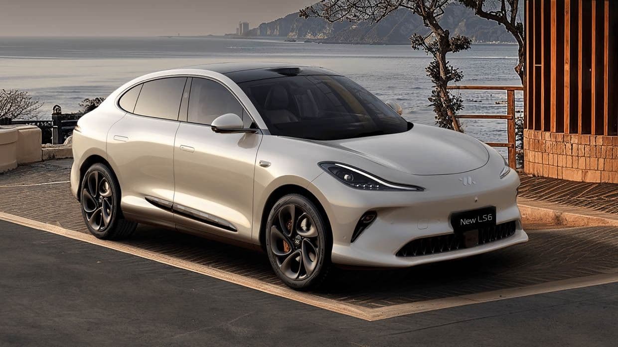 IM6 electric fastback sedan exterior front angle IM6 electric fastback sedan exterior front angle