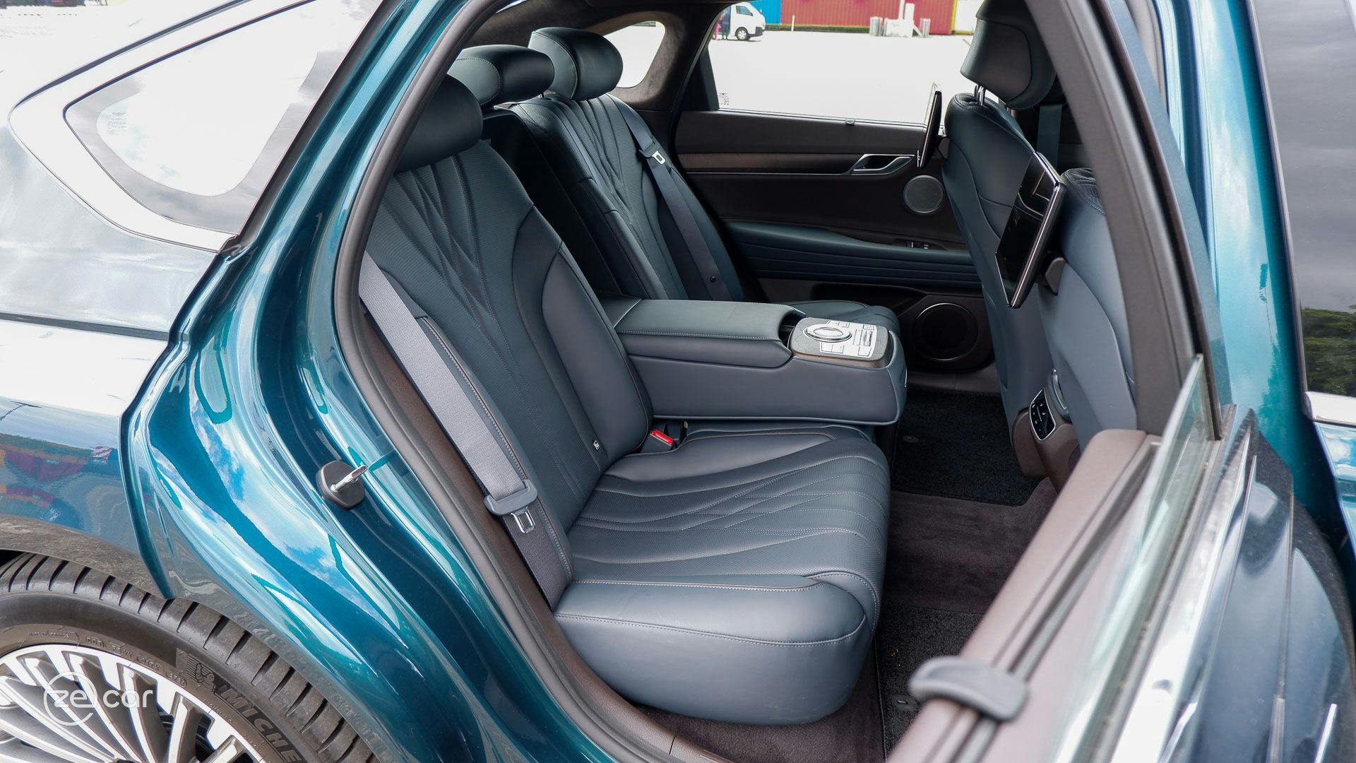 Genesis Electrified G80 rear row seats