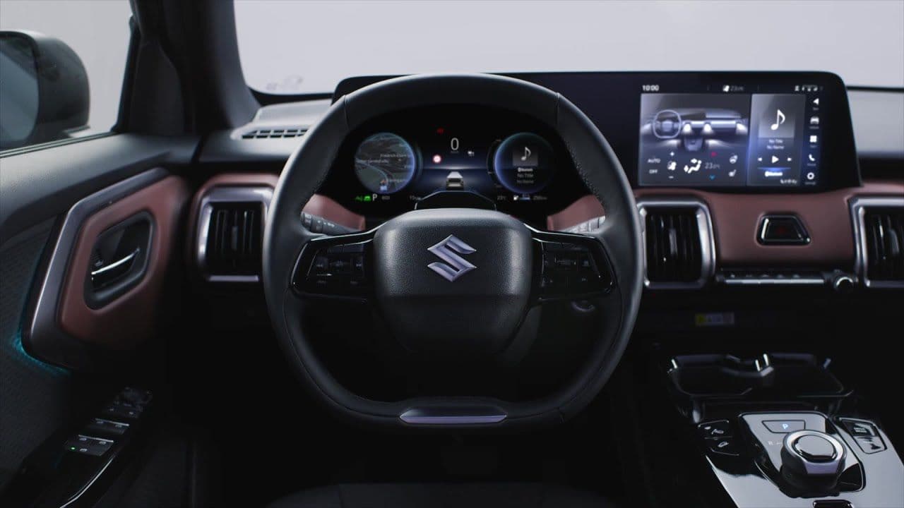 suzuki e Vitara electric suv interior suzuki e Vitara electric suv interior
