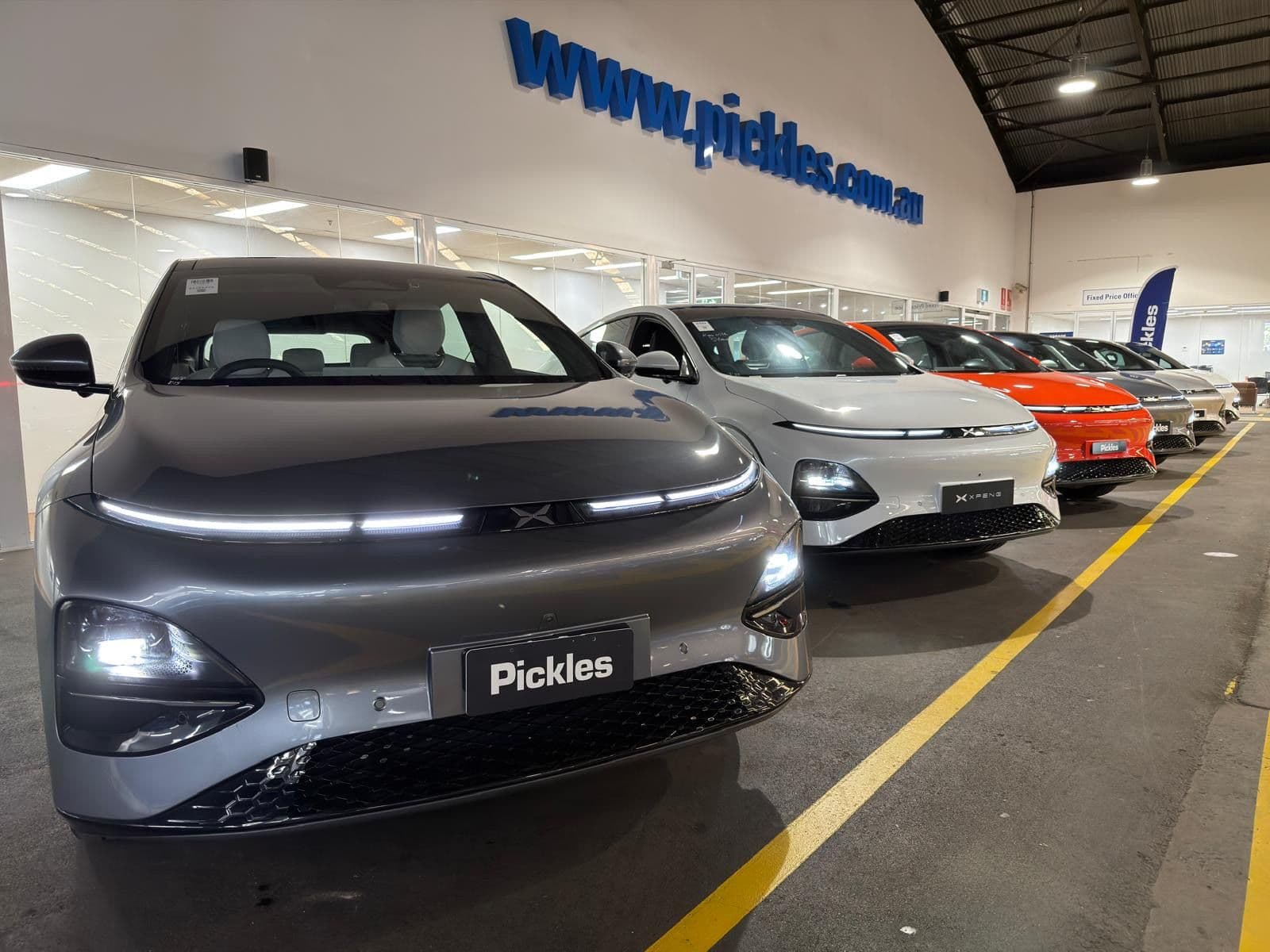 One of the 14 XPENG G6 electric SUVs going under the hammer in Pickles' Major Event Electric Vehicle Sale One of the 14 XPENG G6 electric SUVs going under the hammer in Pickles' Major Event Electric Vehicle Sale