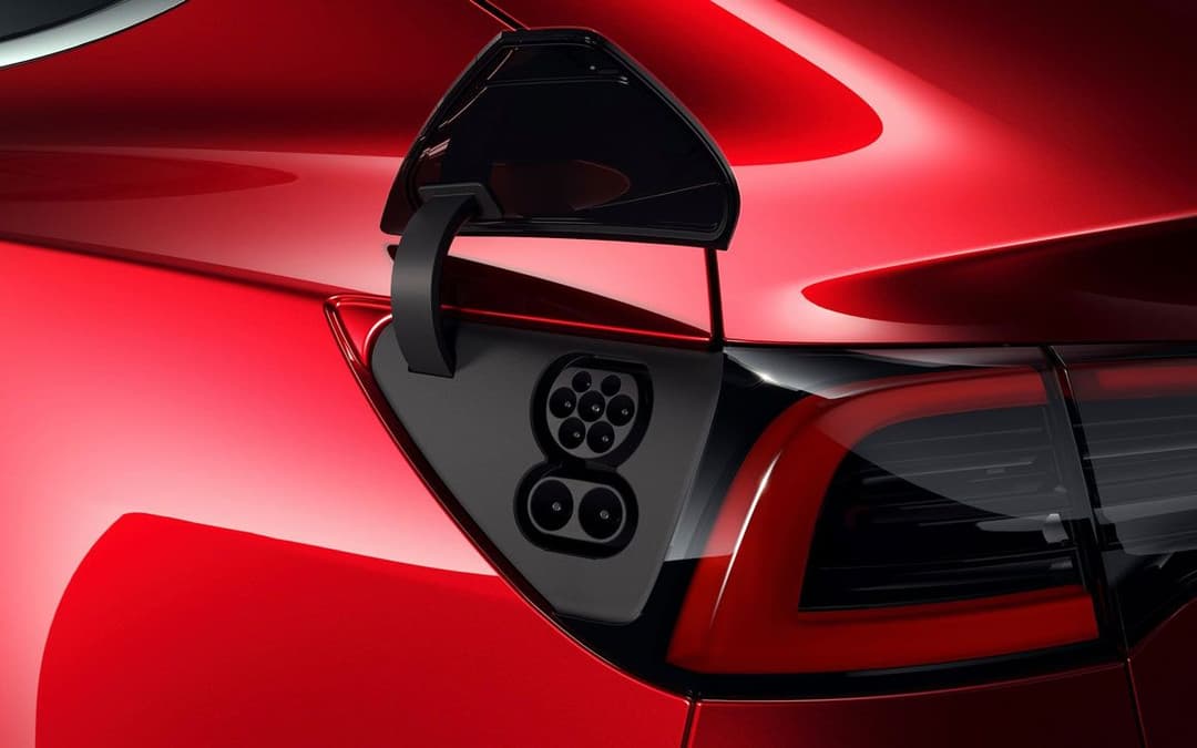 Tesla Model 3 CCS2 port Tesla Model 3 CCS2 port