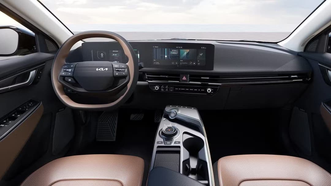 Kia EV6 interior view Kia EV6 interior view