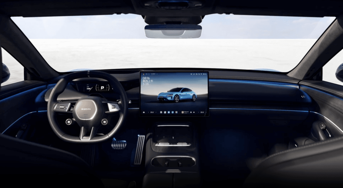 Xiaomi SU7 2026 interior dashboard Xiaomi SU7 2026 interior dashboard