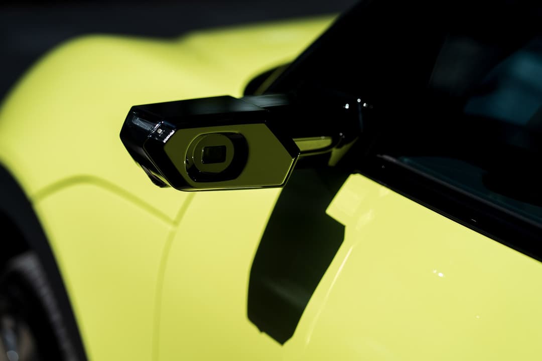 Genesis GV60 touchscreen and digital mirror