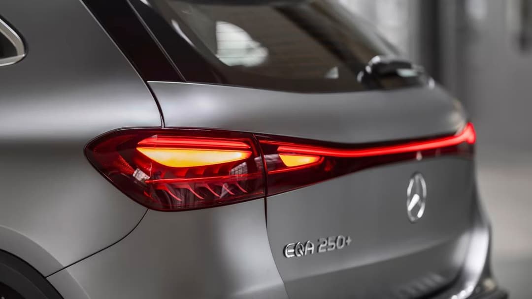 2024 Mercedes-Benz EQA zoomed in rear view 2024 Mercedes-Benz EQA zoomed in rear view