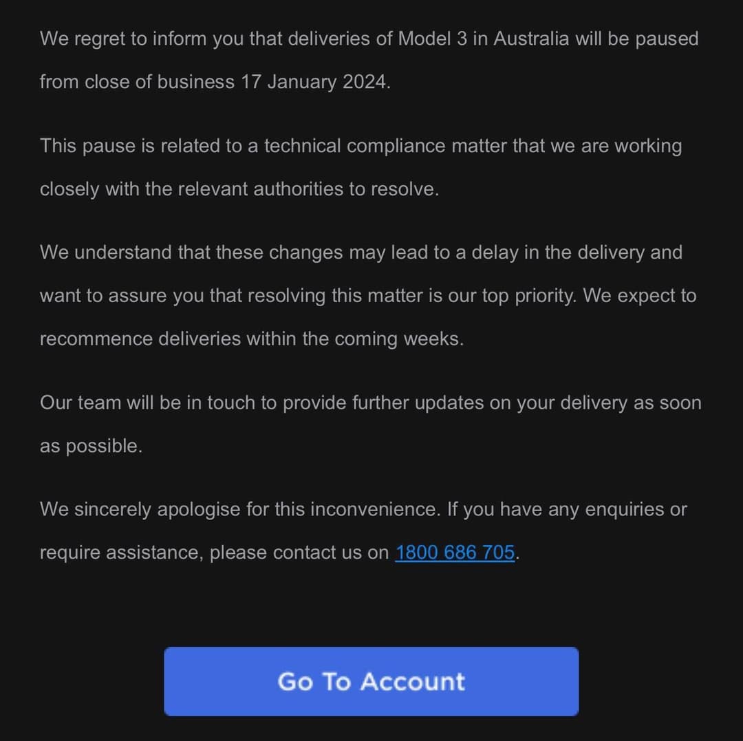 tesla orders suspended tesla orders suspended