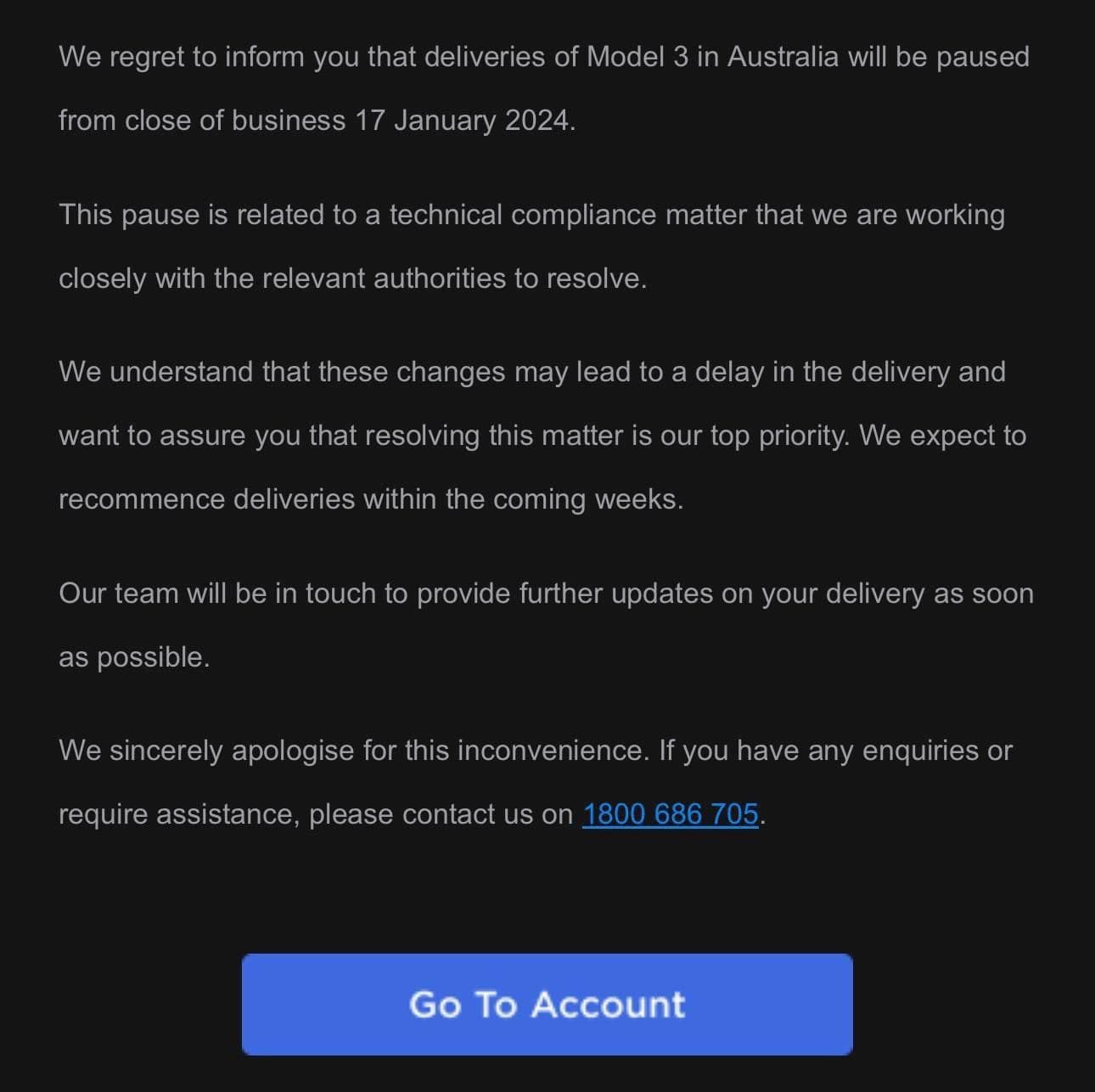 tesla orders suspended tesla orders suspended