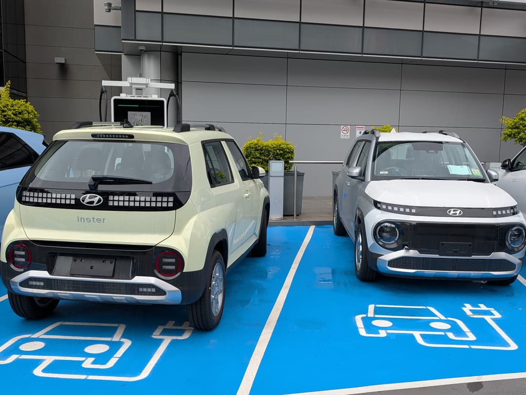 Australian Hyundai Inster front & back view Australian Hyundai Inster front & back view