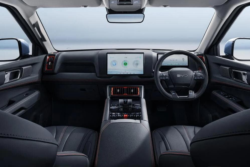 BYD Shark Ute interior view BYD Shark Ute interior view