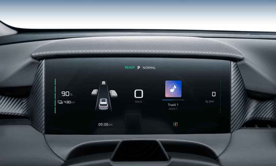 MGS5 EV dashboard MGS5 EV dashboard