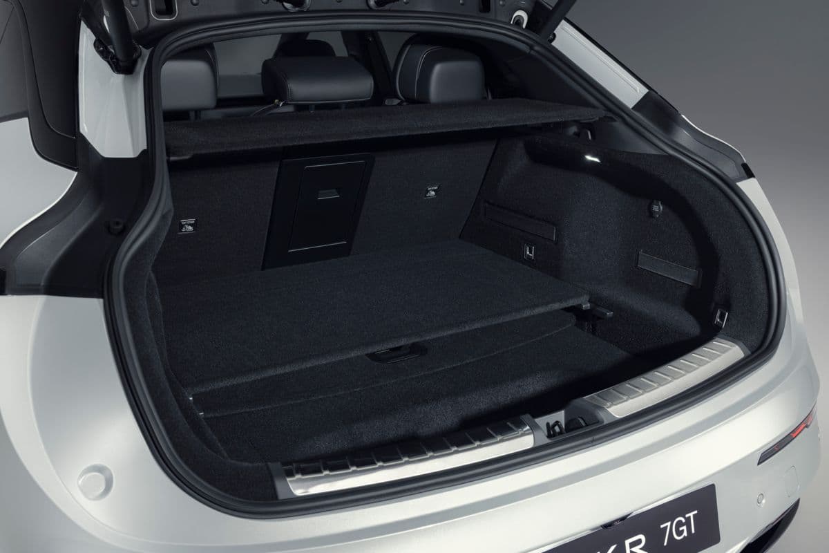 Zeekr 7GT boot with rear seats folded Zeekr 7GT boot with rear seats folded