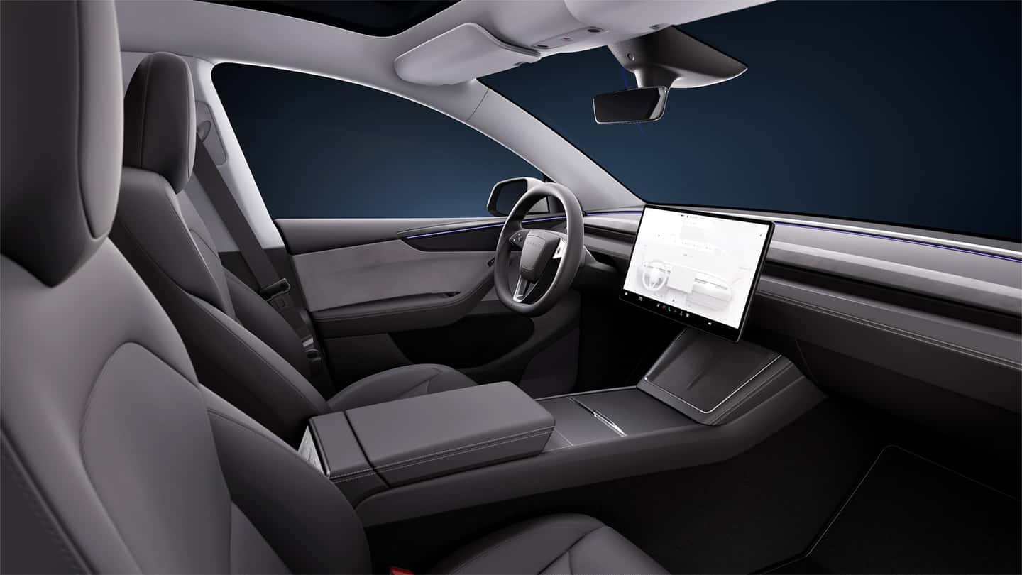 standard tesla model y interior standard tesla model y interior