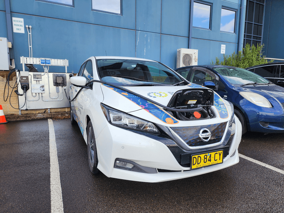 Nissan Leaf dischagring V2G Nissan Leaf dischagring V2G