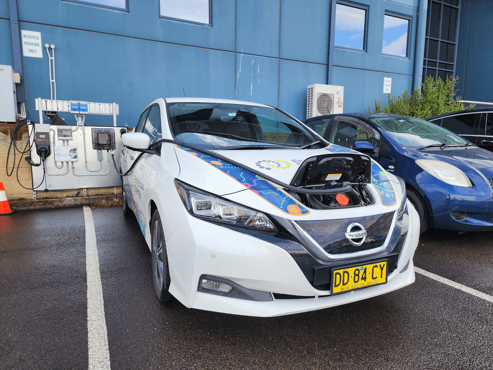 Nissan Leaf dischagring V2G Nissan Leaf dischagring V2G