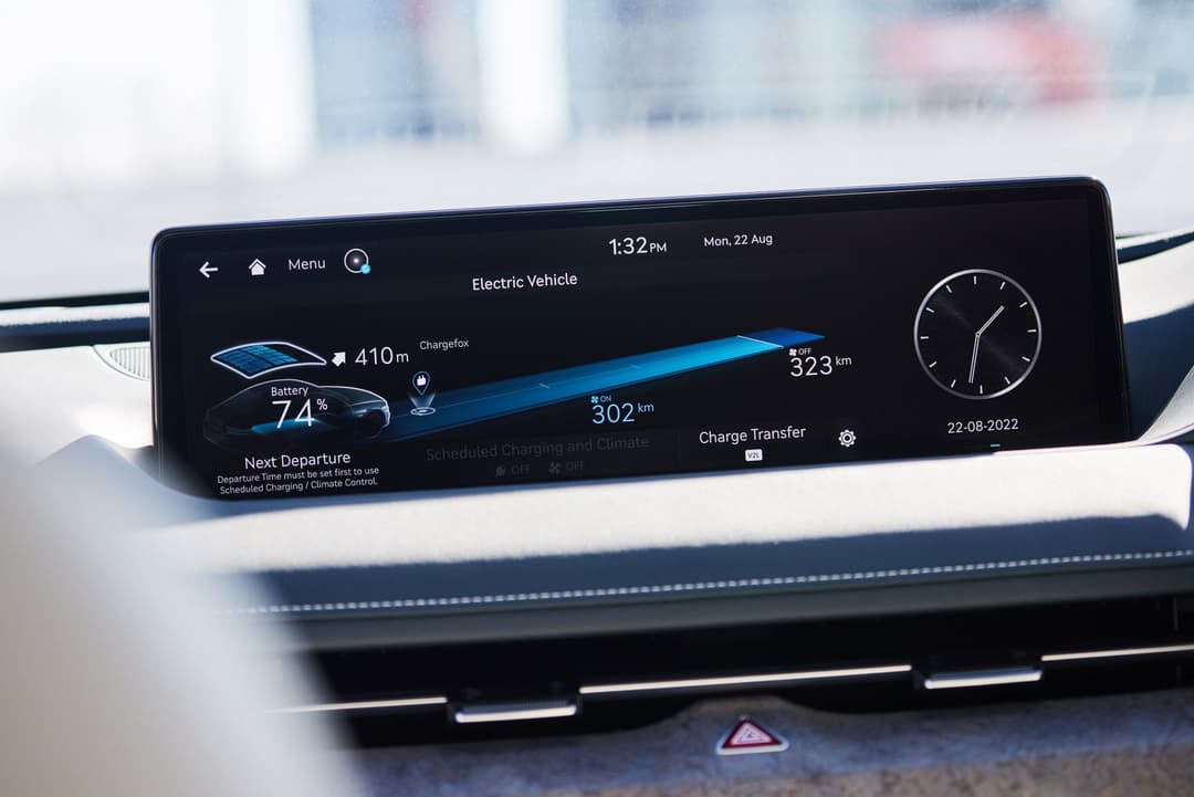 Genesis Electrified G80 screens