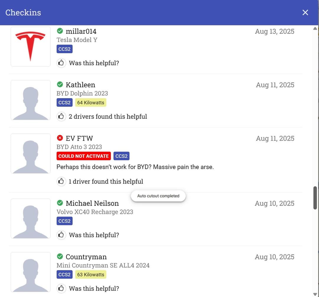 Plugshare Checkins Plugshare Checkins