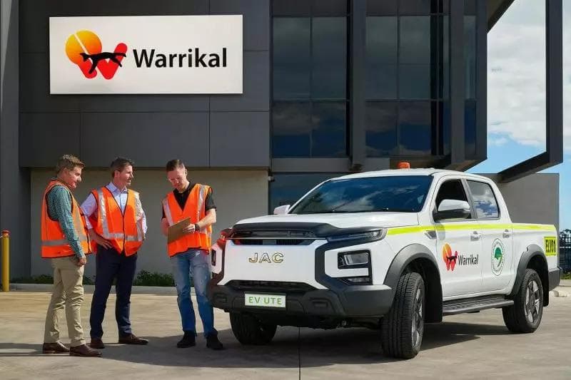 Chinese electric ute goes to toil in Australian mines. Chinese electric ute goes to toil in Australian mines.