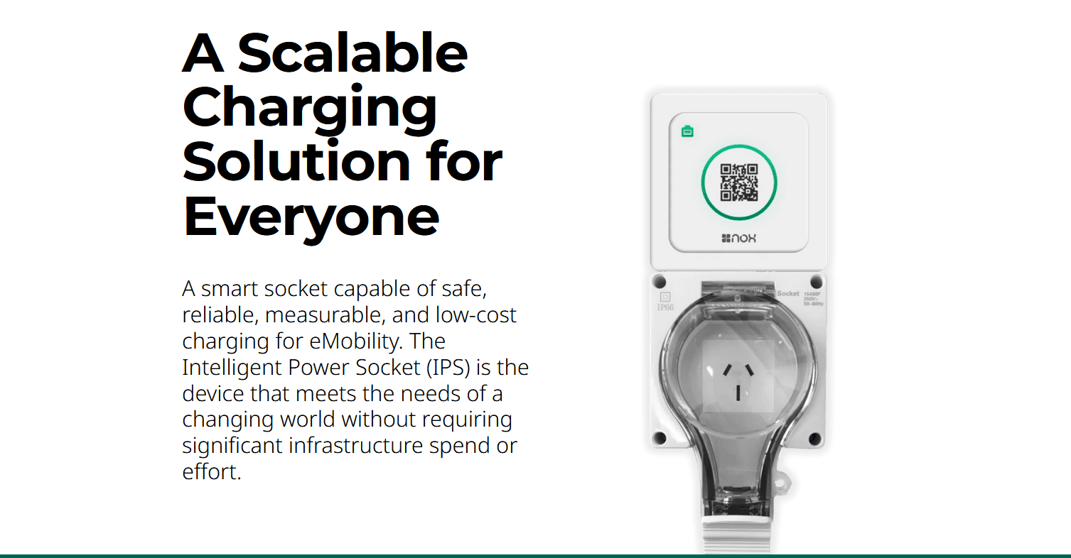 Nox Energy charging Nox Energy charging