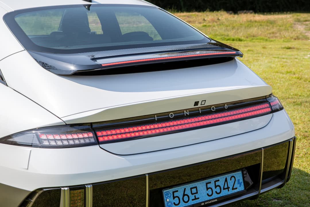 Hyundai Ioniq 6 rear and side