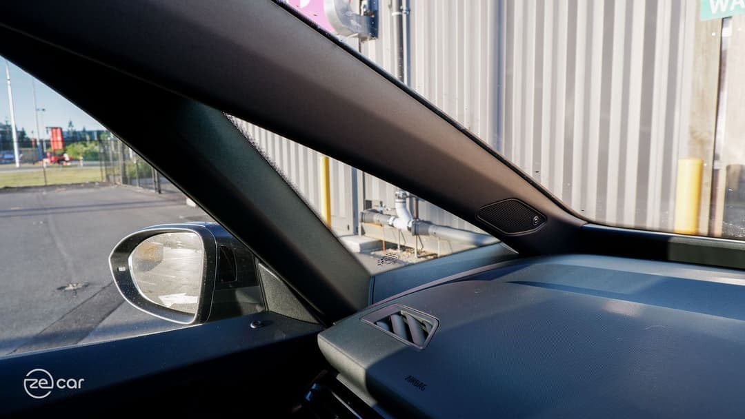 Cupra Born A-pillar glass and drive selector