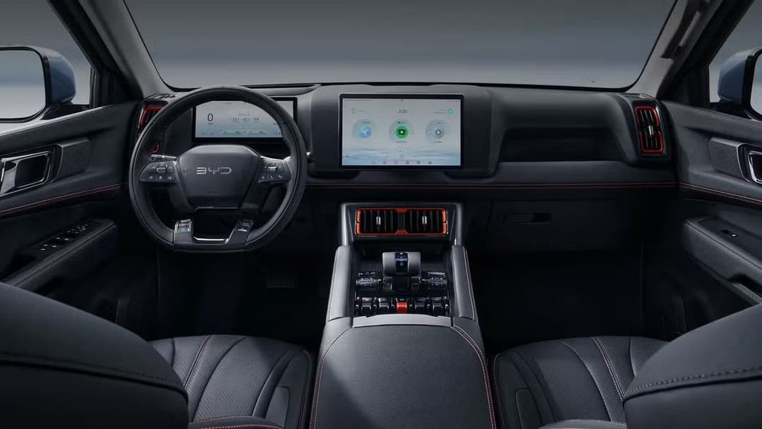 BYD Shark Ute interior view BYD Shark Ute interior view
