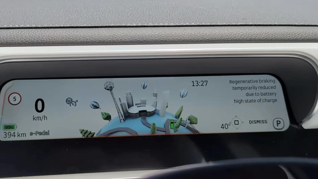Smart #1 Driver information screen Smart #1 Driver information screen