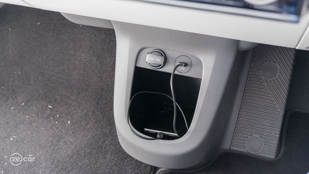 Hyundai Ioniq 5 phone cubby and magnetic board