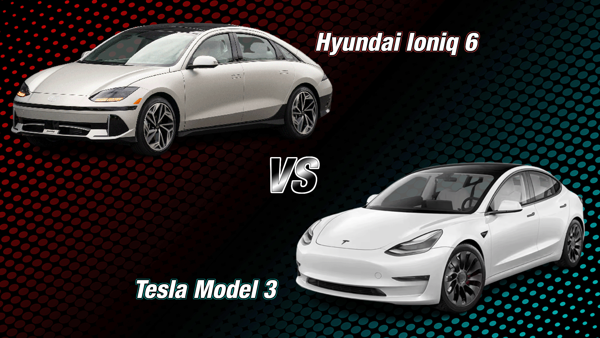 Hyundai Ioniq 6 vs Tesla Model 3
