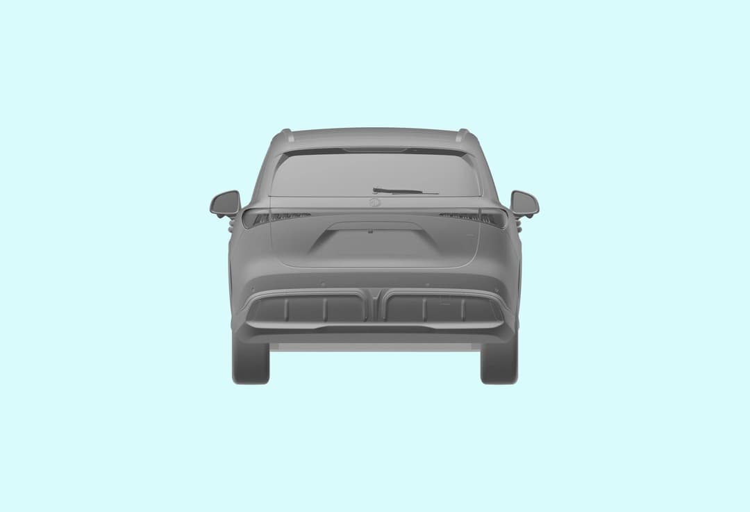 MG S6 EV back MG S6 EV back