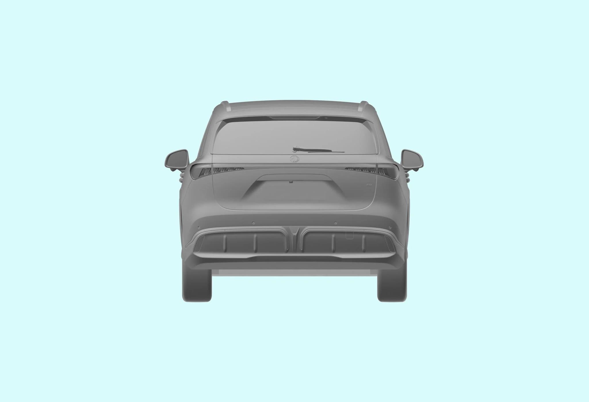 MG S6 EV back MG S6 EV back