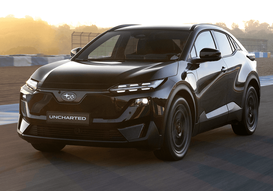 2026 Subaru Uncharted exterior front three-quarter view 2026 Subaru Uncharted exterior front three-quarter view