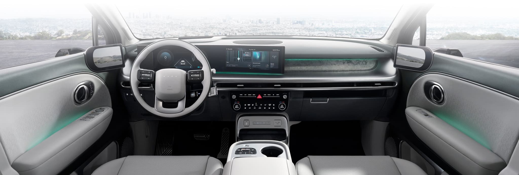 Hyundai Ioniq 9 interior infotainment Hyundai Ioniq 9 interior infotainment