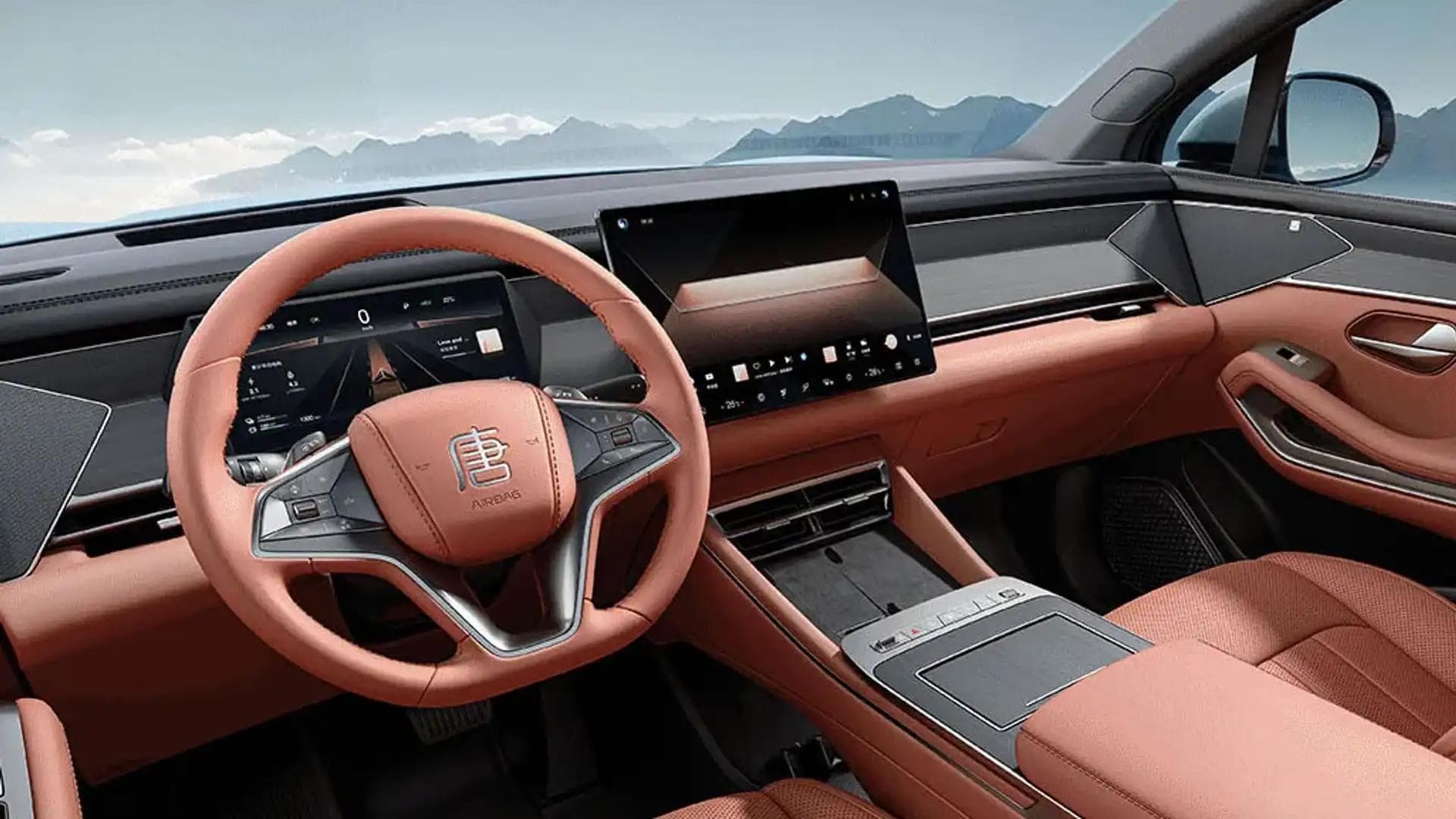 BYD SEALION 8 interior dashboard and technology BYD SEALION 8 interior dashboard and technology