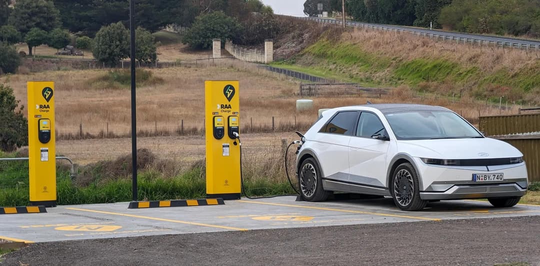 RAA 7kW chargers at Pine Country Caravan Park, Mount Gambier RAA 7kW chargers at Pine Country Caravan Park, Mount Gambier