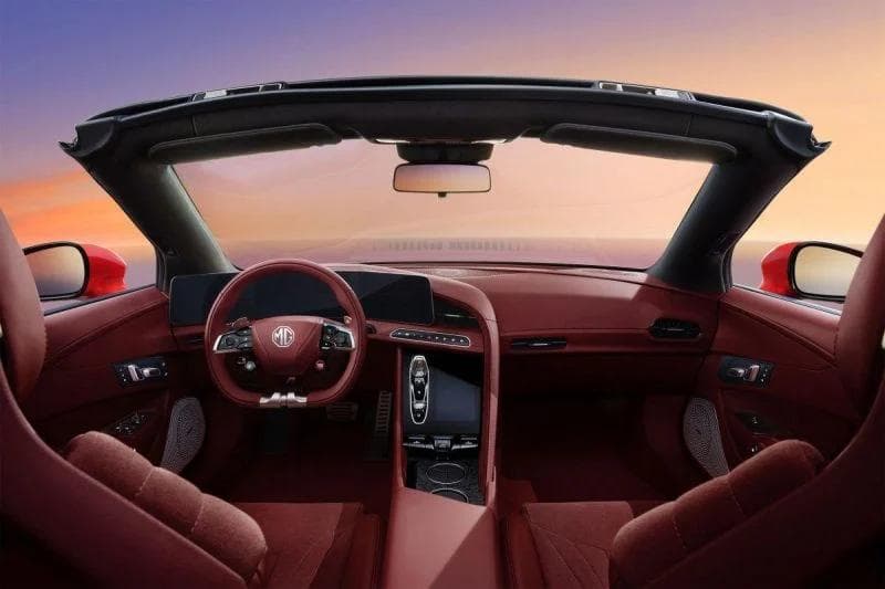 MG Cyberster infotainment MG Cyberster infotainment