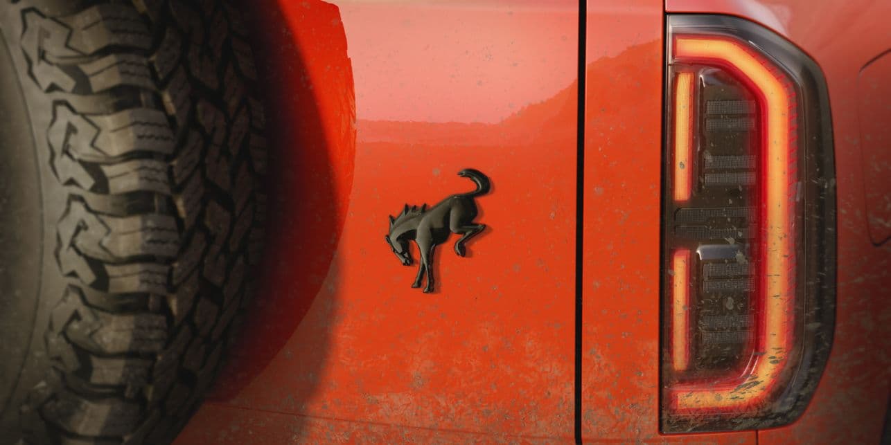 Ford Bronco Basecamp badge detail Ford Bronco Basecamp badge detail