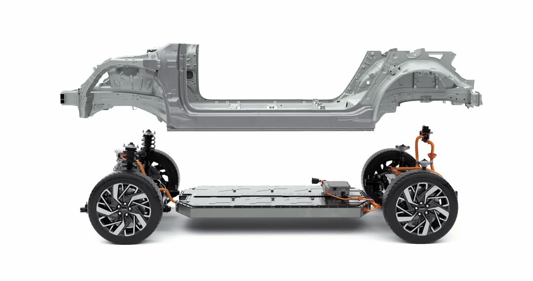 Hyundai e-GMP platform and frame Hyundai e-GMP platform and frame