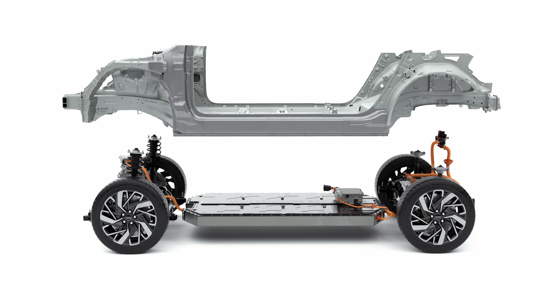 Hyundai e-GMP platform and frame Hyundai e-GMP platform and frame