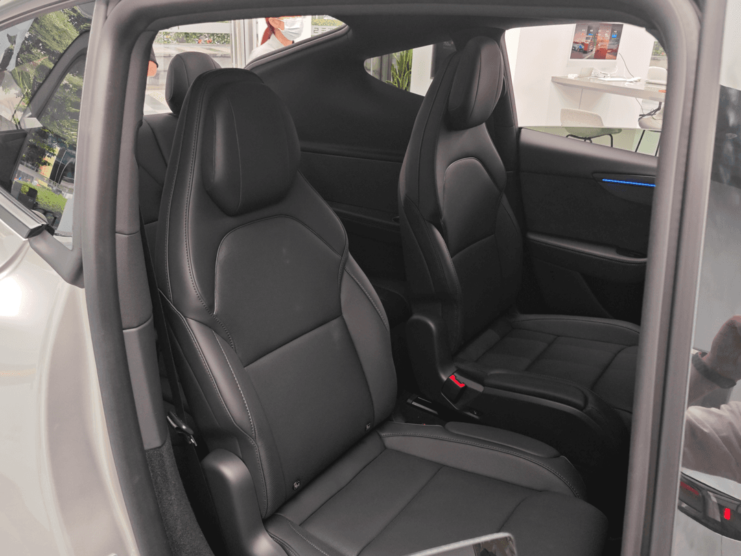 Second row of the Model Y L. Second row of the Model Y L.